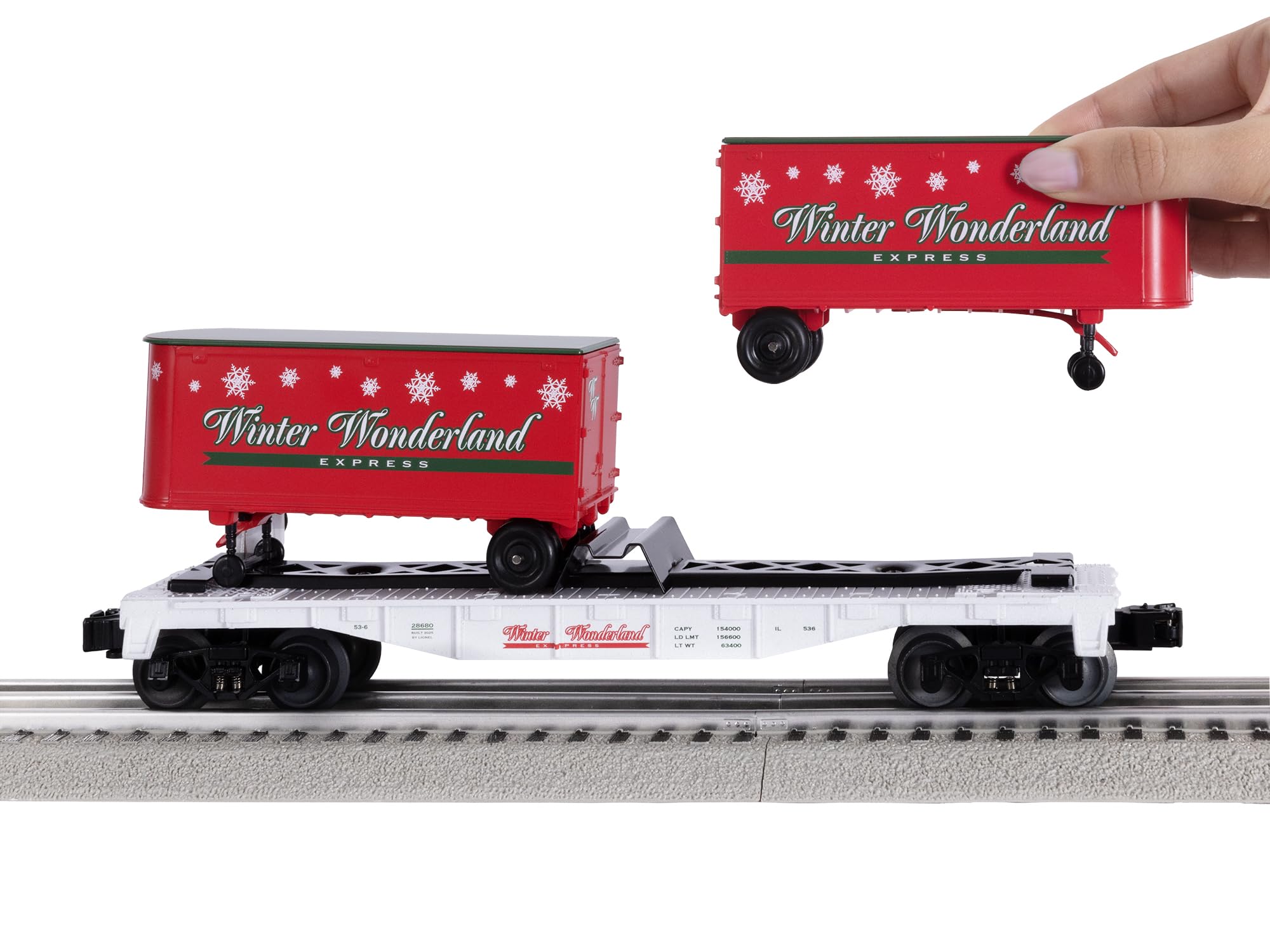 Amazon.com: Lionel Winter Wonderland O Gauge Model Train Flatcar